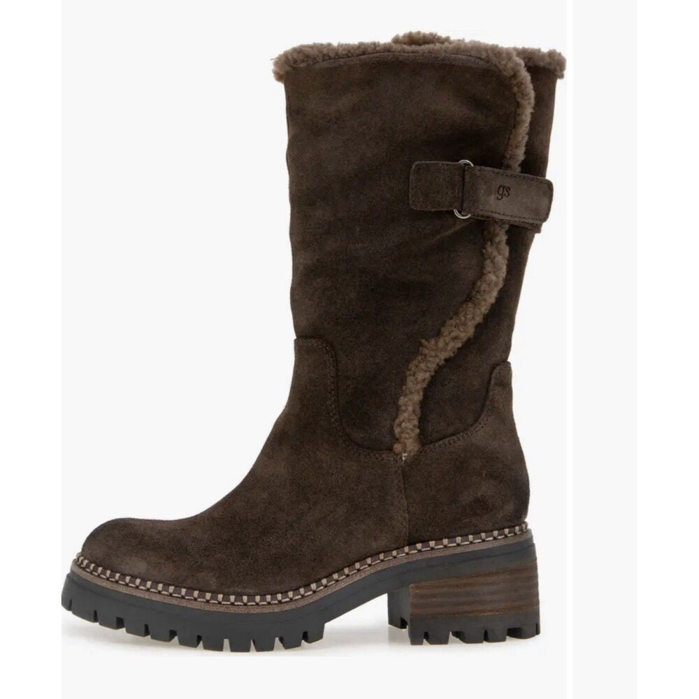 NEW GENTLE SOULS Bradford Faux Shearling Trim Boot Size 7 With Flaw $319 - Picture 4 of 7